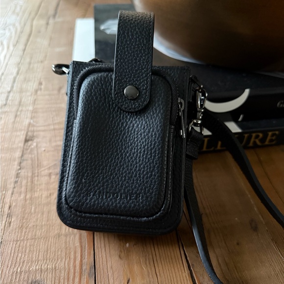 Black Leather Bandolier Hailey Holster - Picture 4 of 6